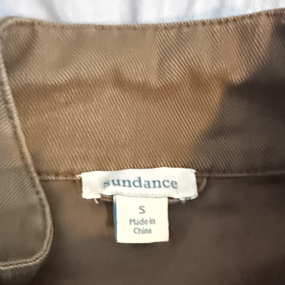 Sundance Tan Embroidered Utility Jacket - Picture 4 of 6